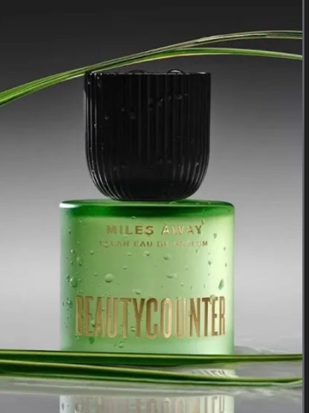 beautycounter MILES AWAY Perfume Bottle with Black Cap